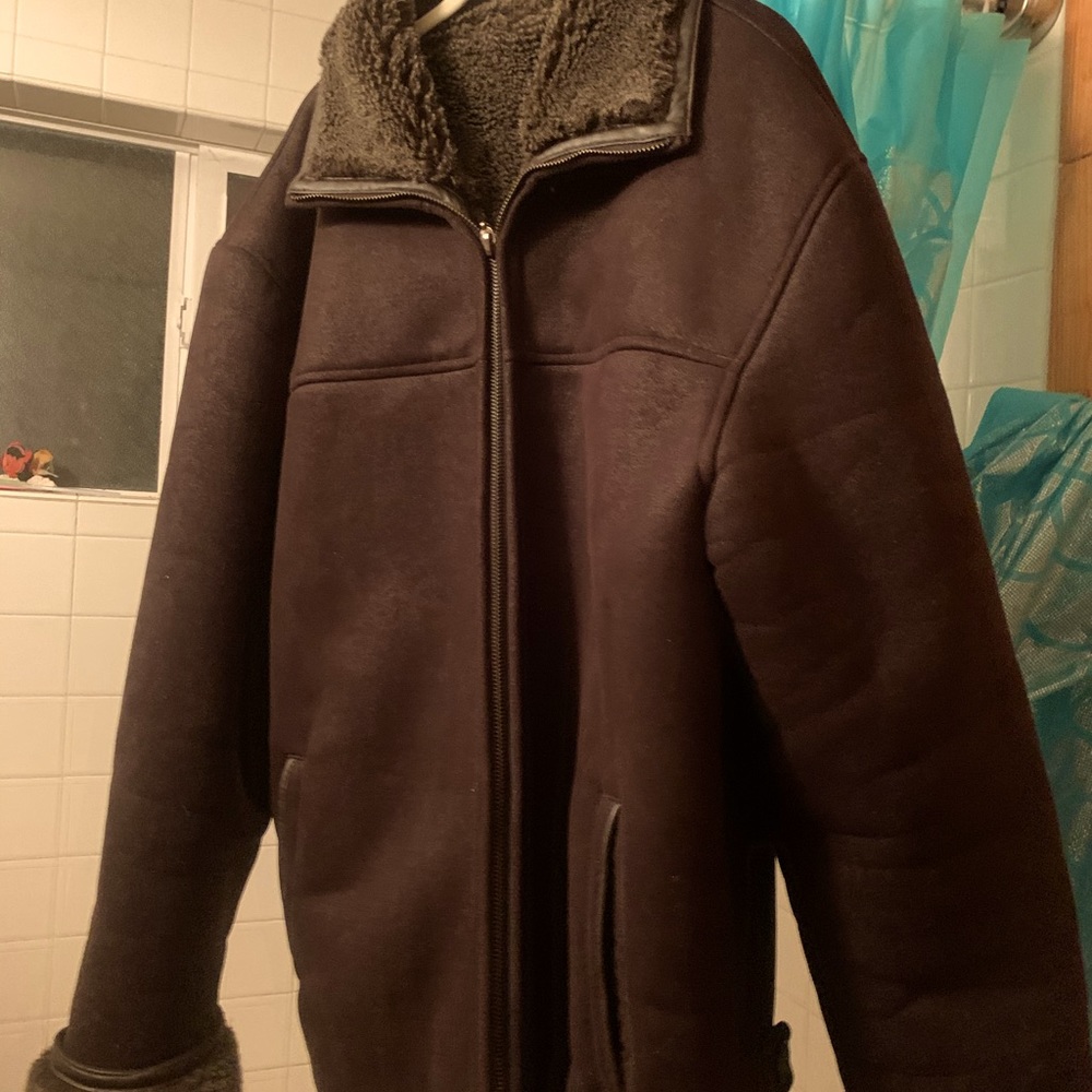 Men’s XL Wilson’s leather brown suede jacket